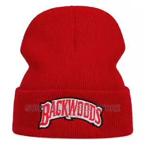 Embroidery BACKWOODS Knitted Beanies Hats
