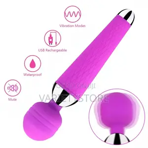 Powerful Clitoris Vibrators Usb Recharge Magic Wand Vibrator