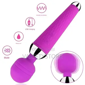 Powerful Clitoris Vibrators Usb Recharge Magic Wand Vibrator