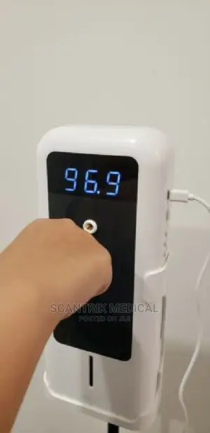 Infrared Thermometer Hand Dispenser With Soap