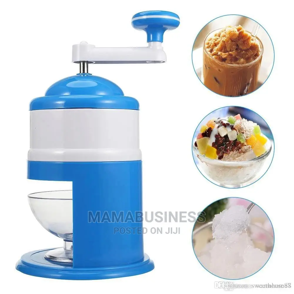 Manual Ice Crusher and Chopper - Blue