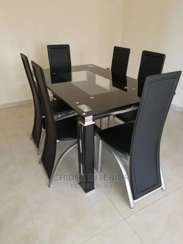 Glass Dining Table 6 Seaters