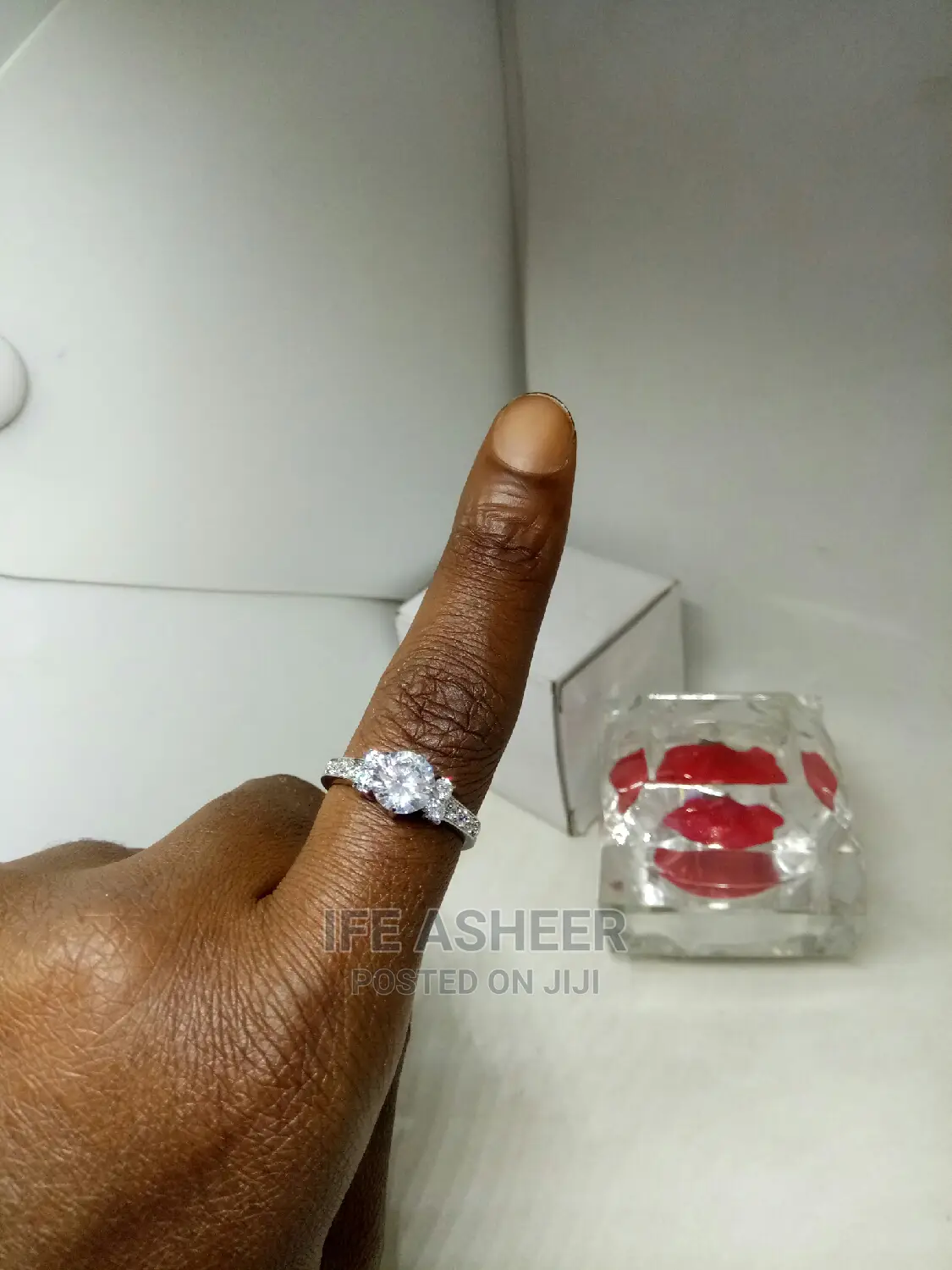 U.S Sterling Silver Ladies Proposal Ring 017 - Silver