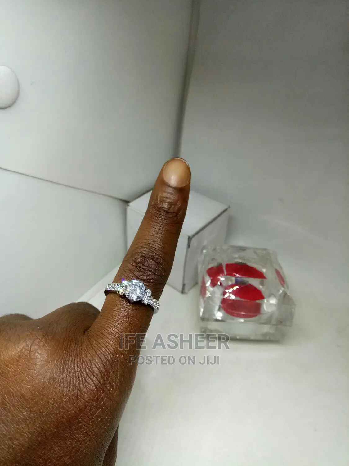 U.S Sterling Silver Ladies Proposal Ring 017 - Silver