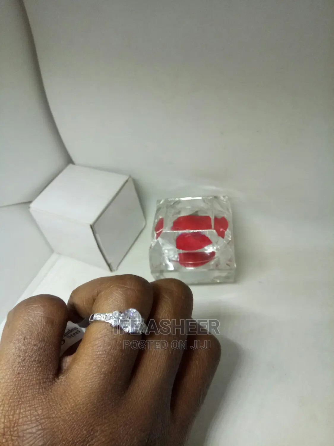 U.S Sterling Silver Ladies Proposal Ring 017 - Silver