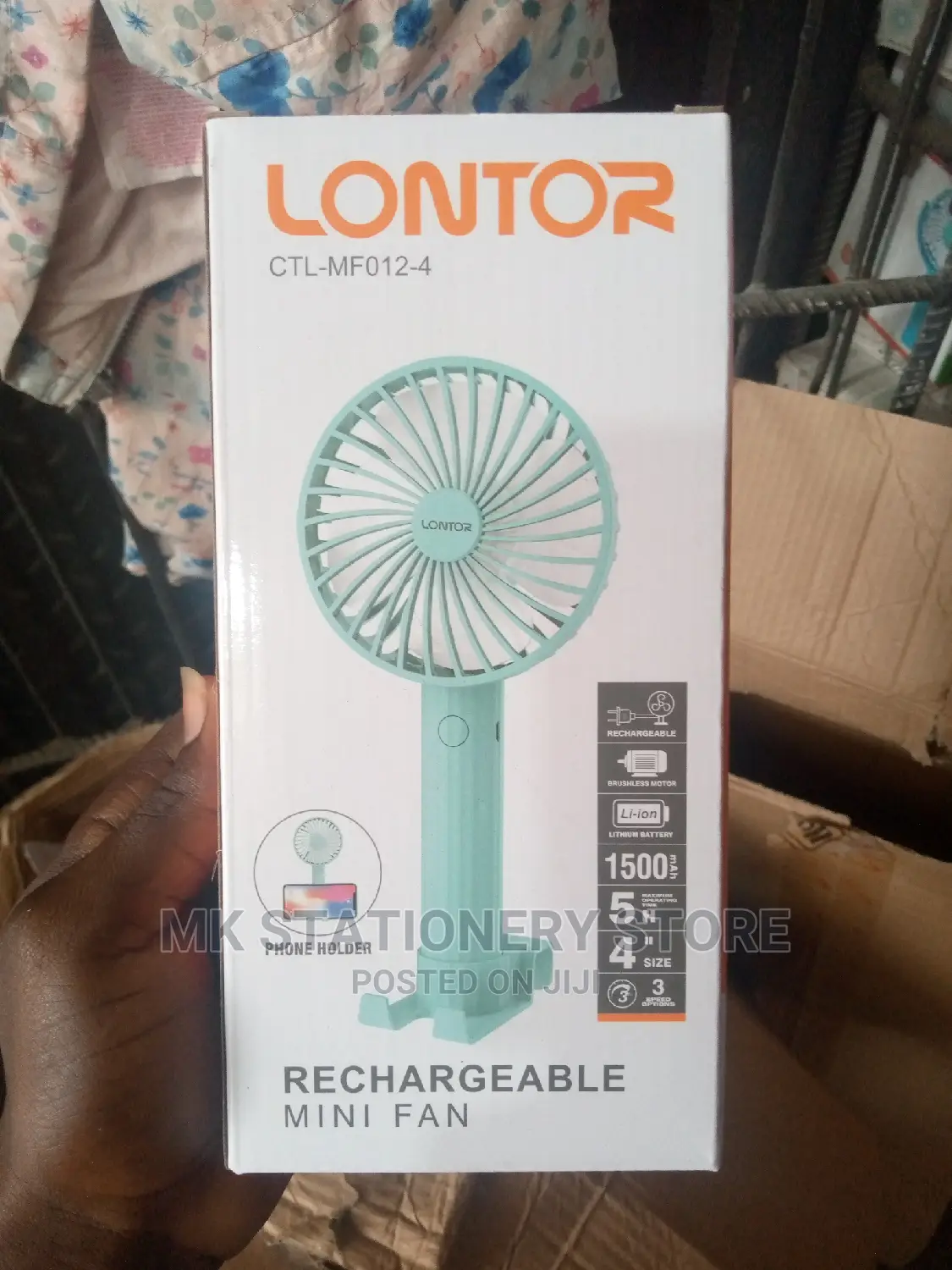 Rechargeable Mini Fan