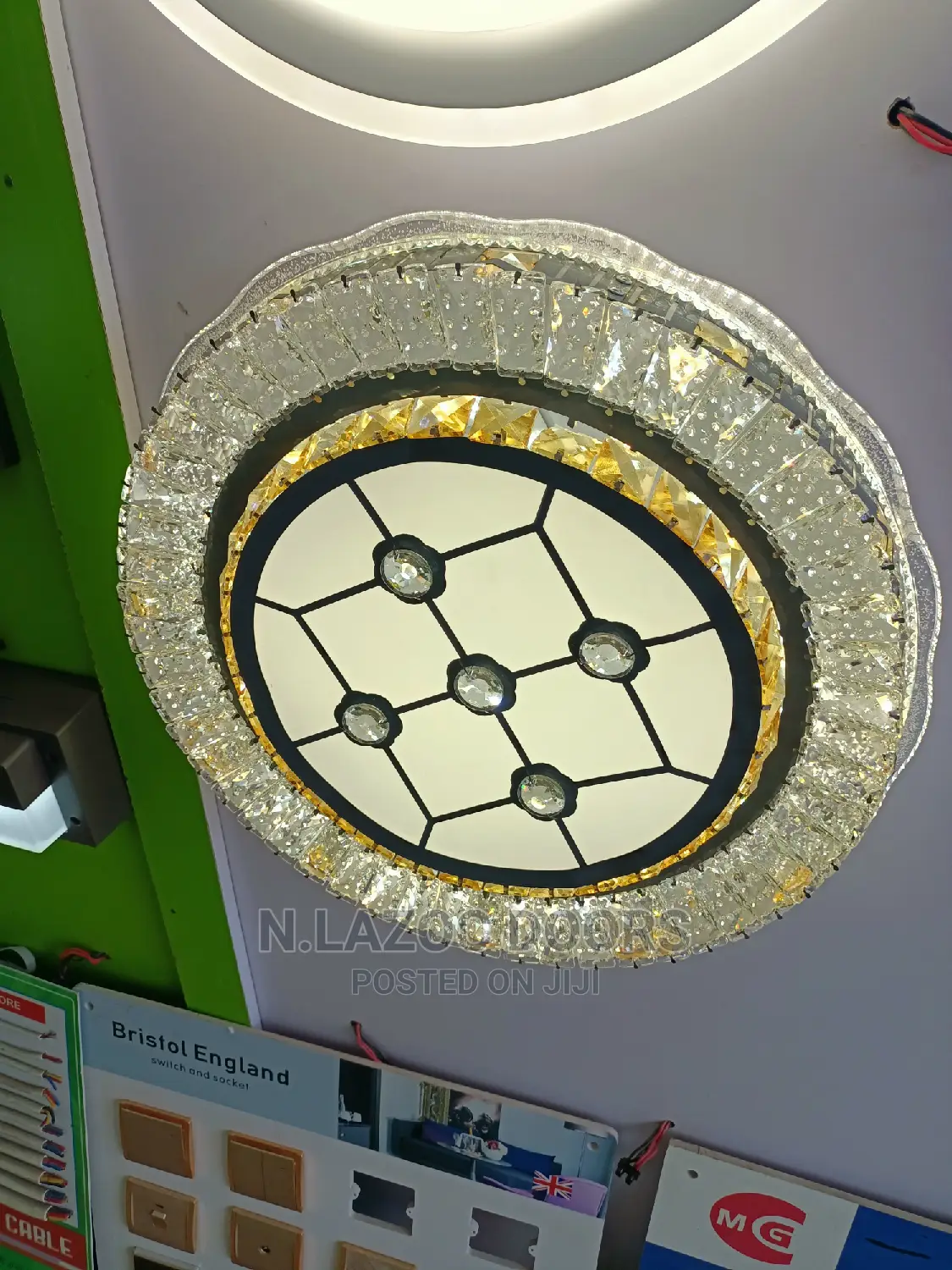 Led Ceiling Crystal Light