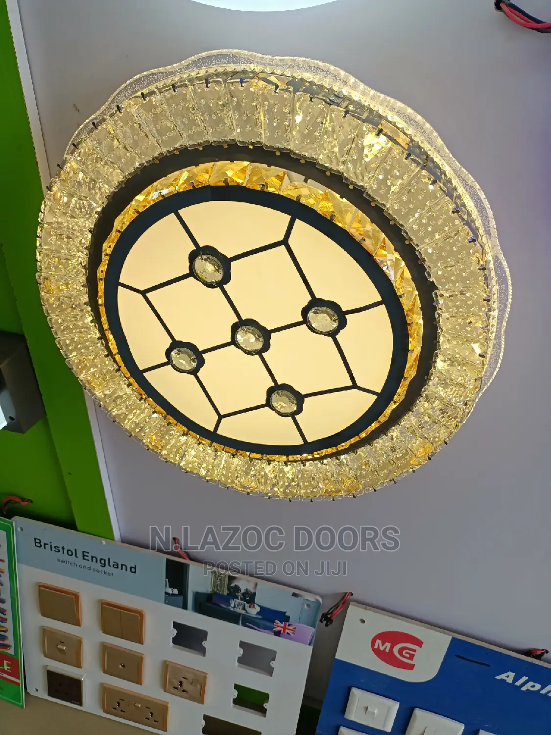 Led Ceiling Crystal Light