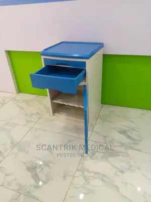 Bedside Cabinet With Towel Hangers