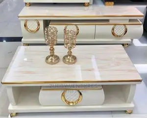 Brand New and Quality Adjustable Tv Stand and Center Table