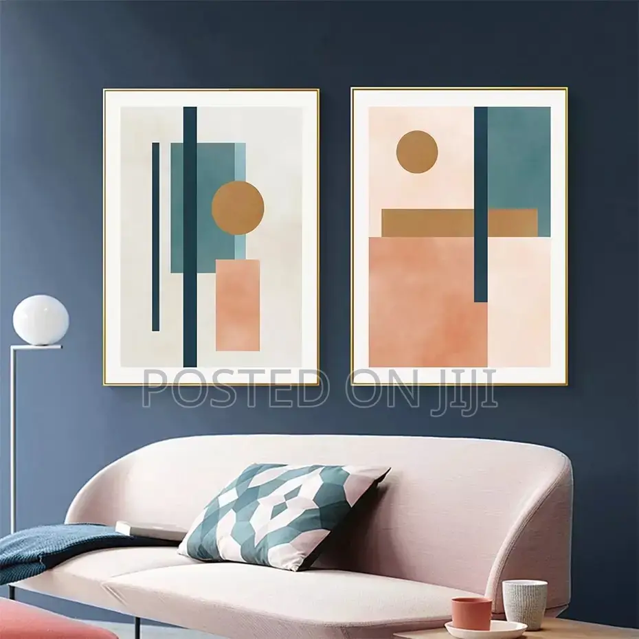 Modern Abstract Water Beige