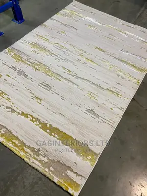 Quality Living Room Super Shaggy Multicolored Center Rug.