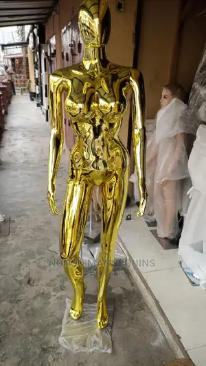 Gold Chrome Size 12 Body Female Mannequin