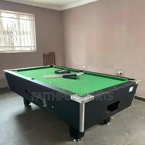 British 8ft Snooker Board With Coin