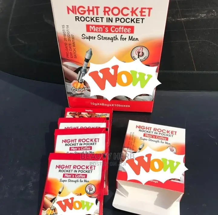 Night Rocket Man Power Coffee for Last Longer