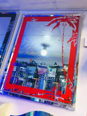 Design Mirror With Stainless Frame