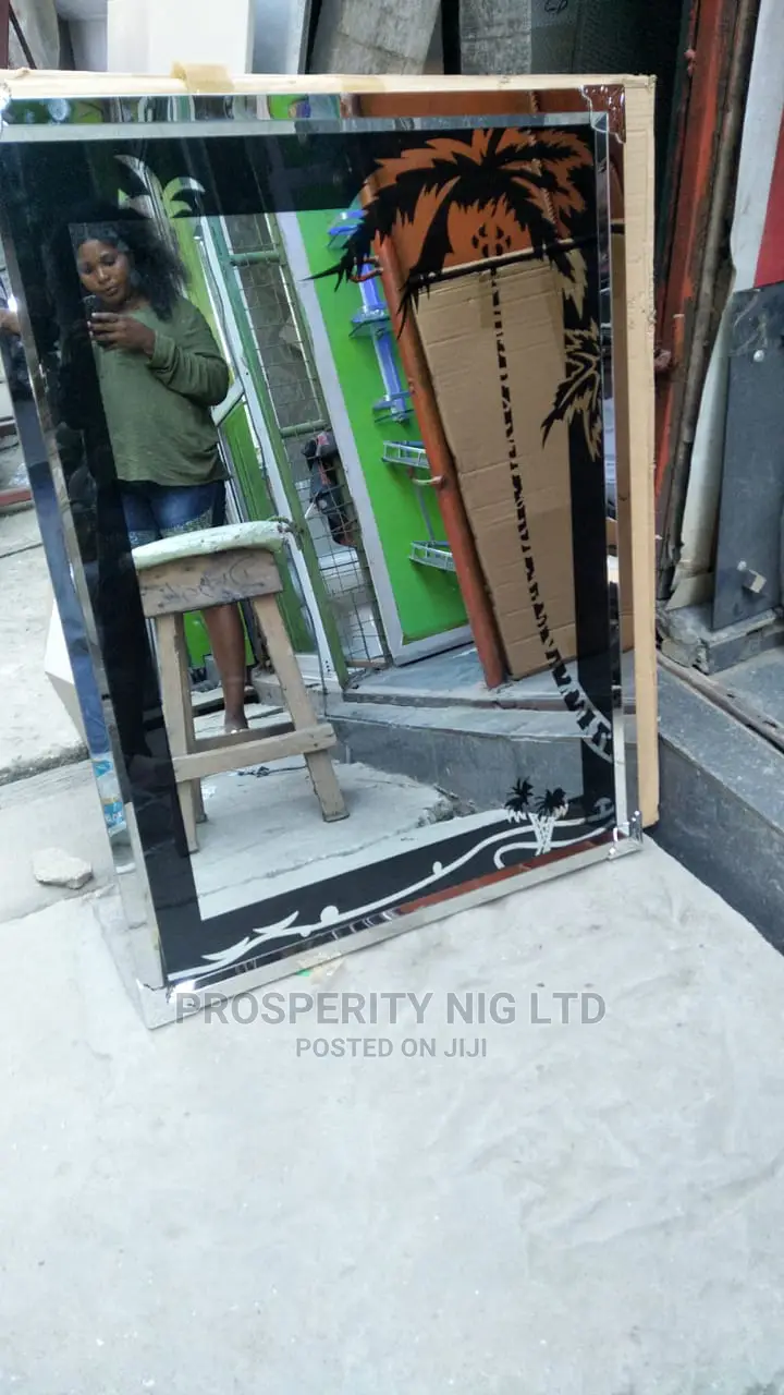 Mirror With Silver Frame