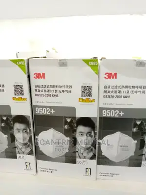 3M 9502+ 3 Ply Medical Earloop Face Masks