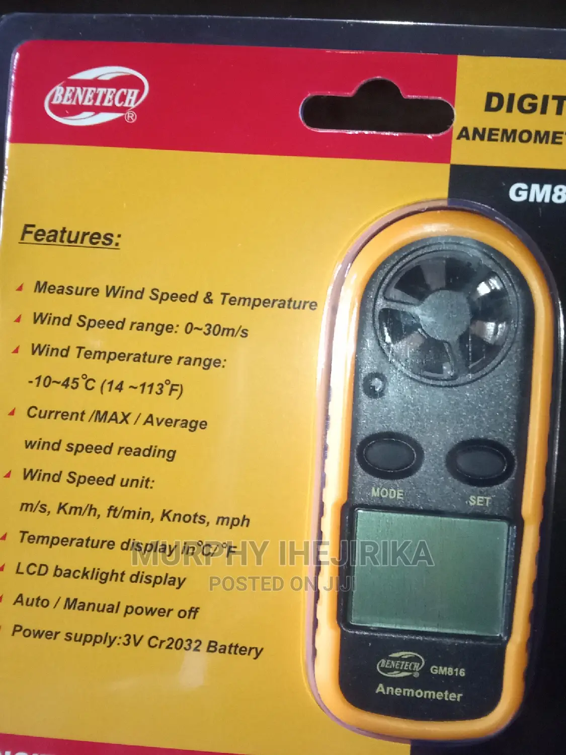 Digital Anemometer