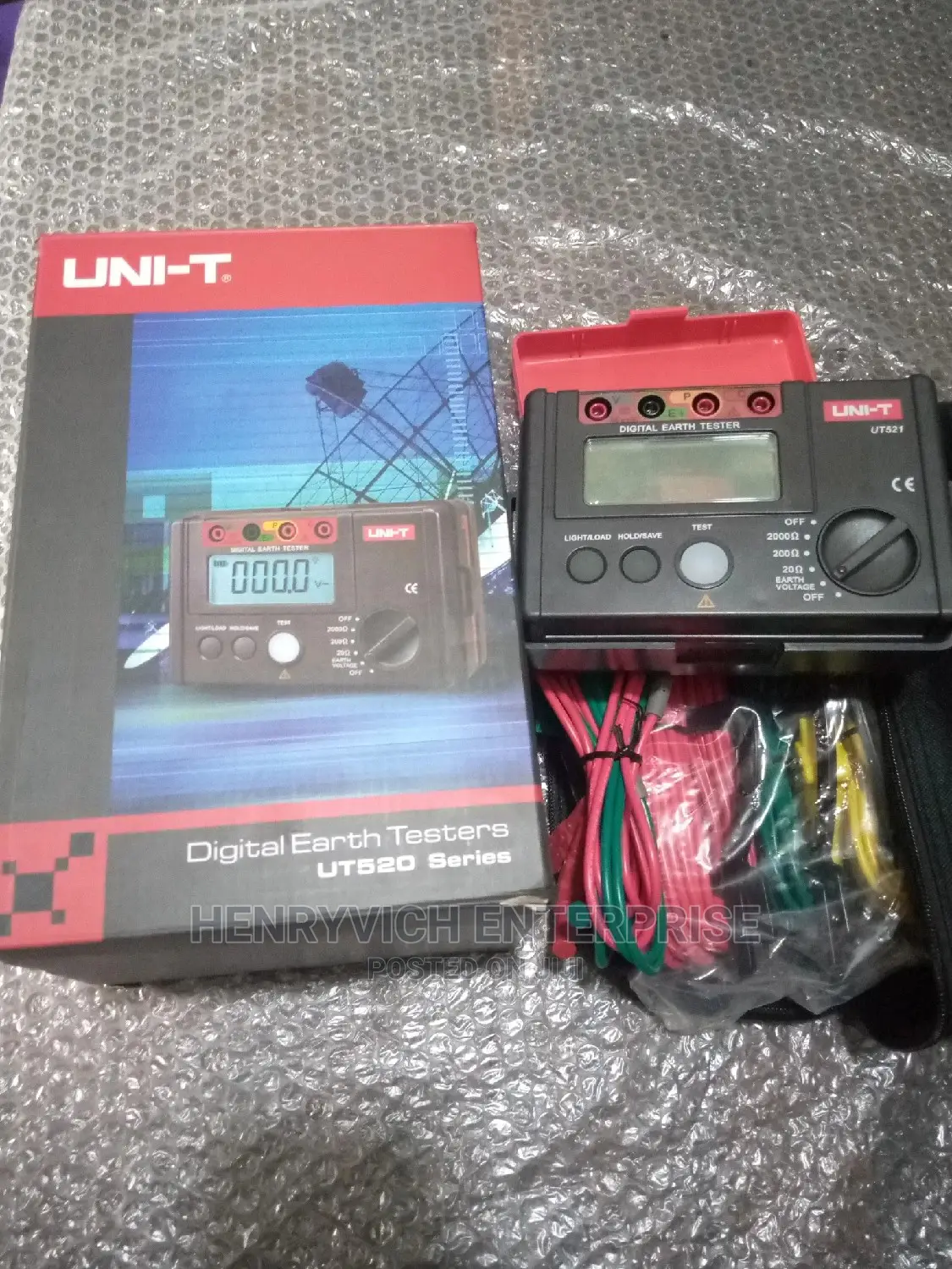Uni-T Digital Earth Tester Ut521