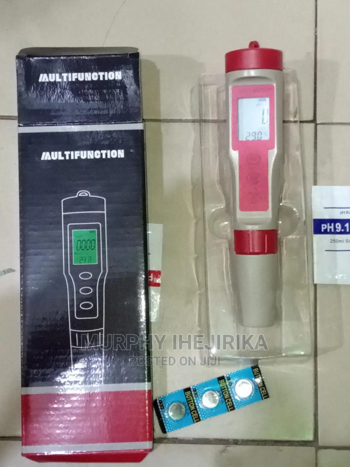 PH Meter With Temperature, EC and TDS