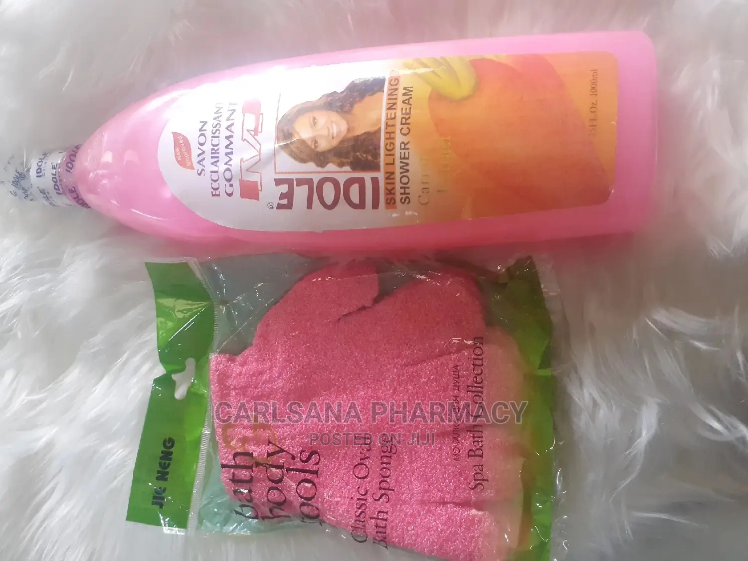 Lightening Shower Bath With Spa Bath Sponge