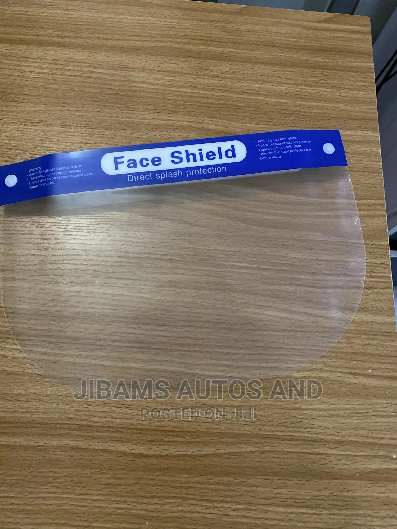 Original Elastic And Google Face Shield
