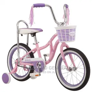 Schwinn Bloom Kids Bike, 16-Inch Wheel, Training Wheels, Gir