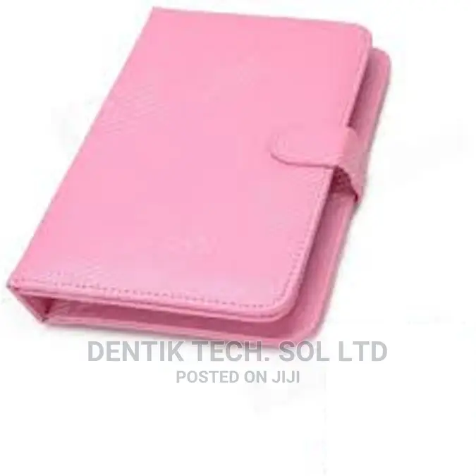 Wireless Bluetooth Keyboard for Tablet PU Leather Case-Black