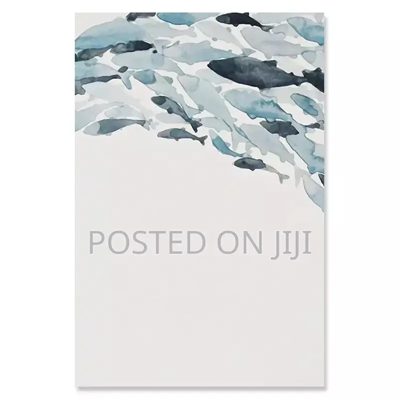 Abstract Fish Group Wall Art