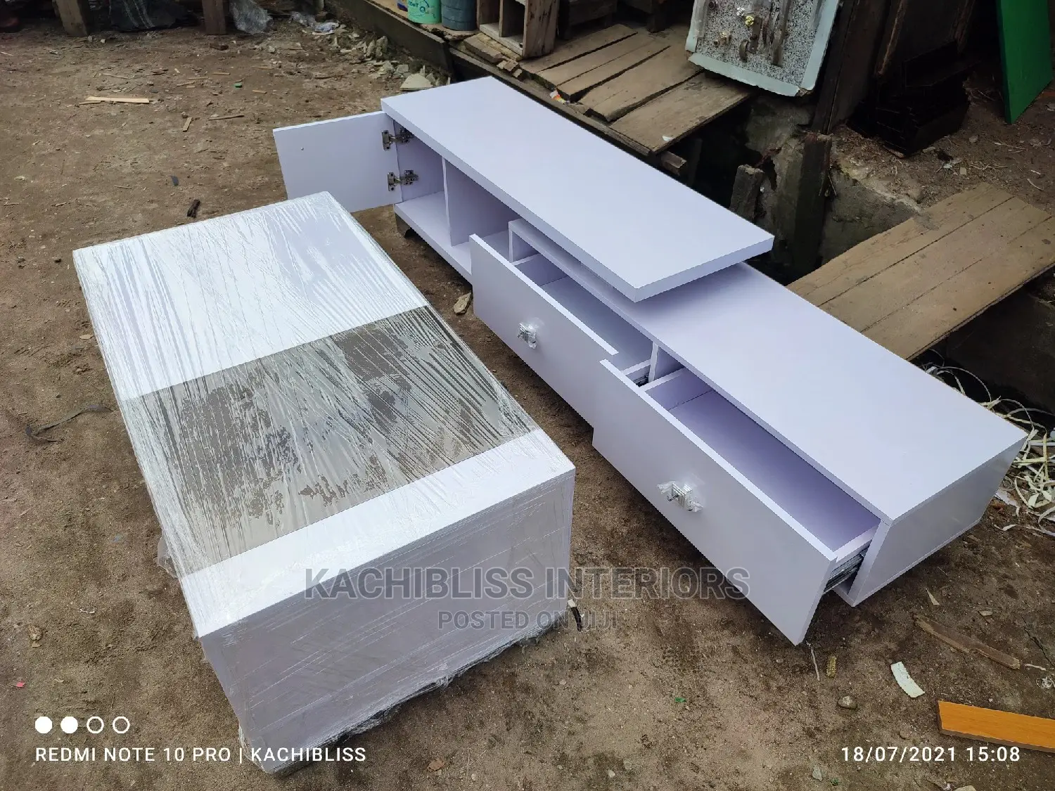 Modern 6ft Tv Console Center Table