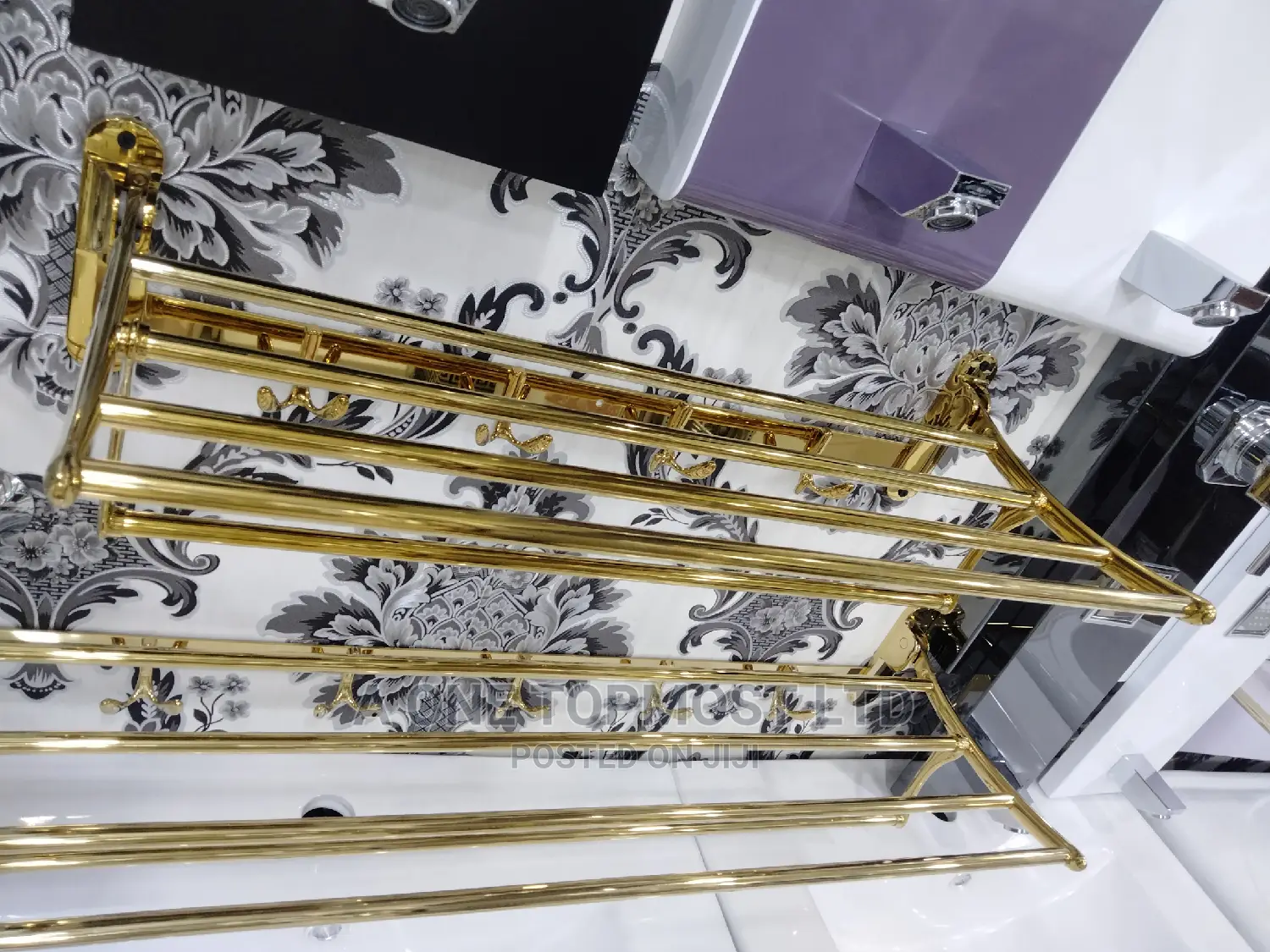Gold Towel Rack