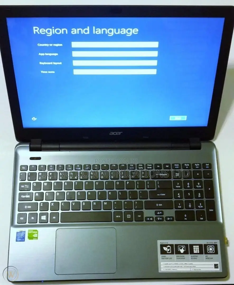 Laptop Acer 8GB Intel Core I3 HDD+SSD 512GB