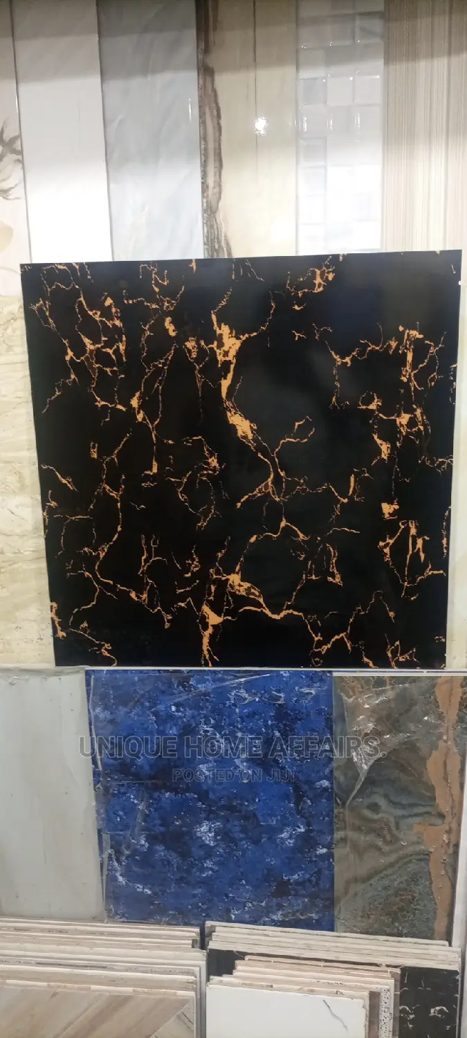 Gold Black 60x60 Floor Tiles