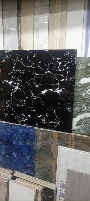 Gold Black 60x60 Floor Tiles