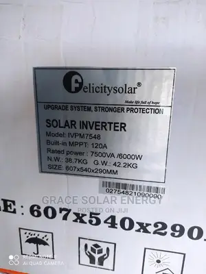 7.5kva Hybrid Inverter 120A Charge Controller