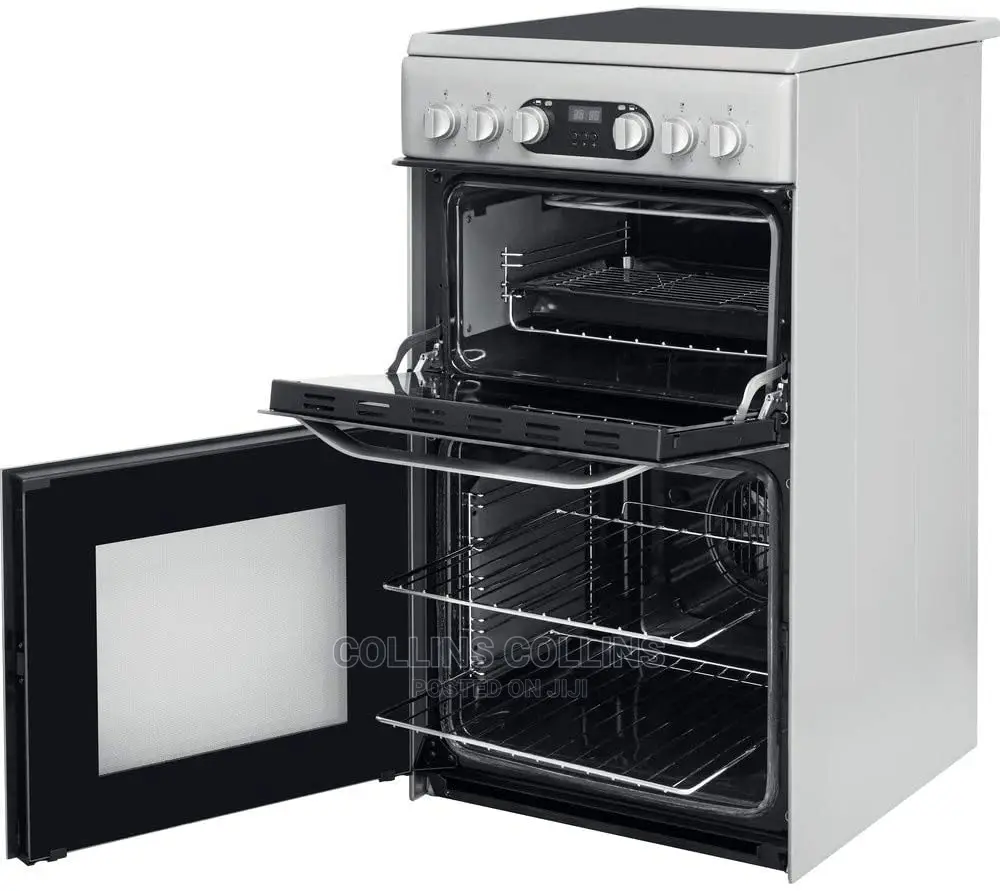 Hotpoint Hd5v93ccss Double Oven Electric Cooker With Hob