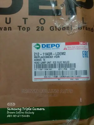 Toyota Avensis 2015-2020 Headlamps Original Depo