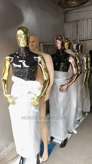 SF1 Male Chrome Various Colours Display Mannequins