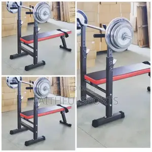 Weight Bench With 50kg Dumbbell