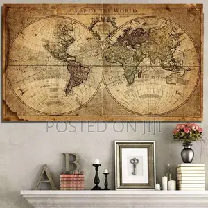 A Map of the World Retro
