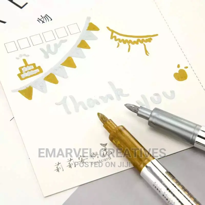 Gold Accu-Liner Permanent Marker