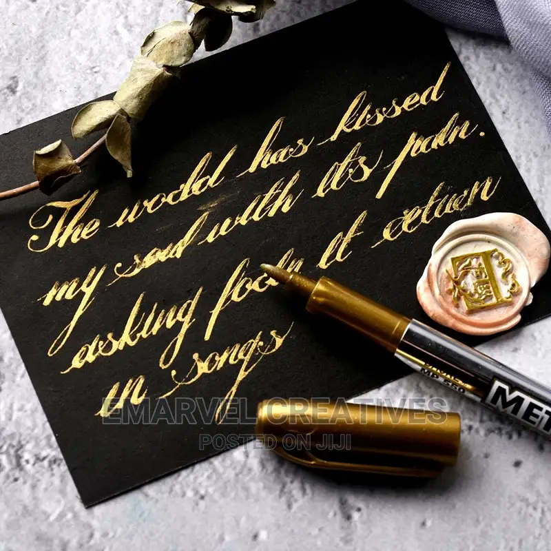 Gold Accu-Liner Permanent Marker