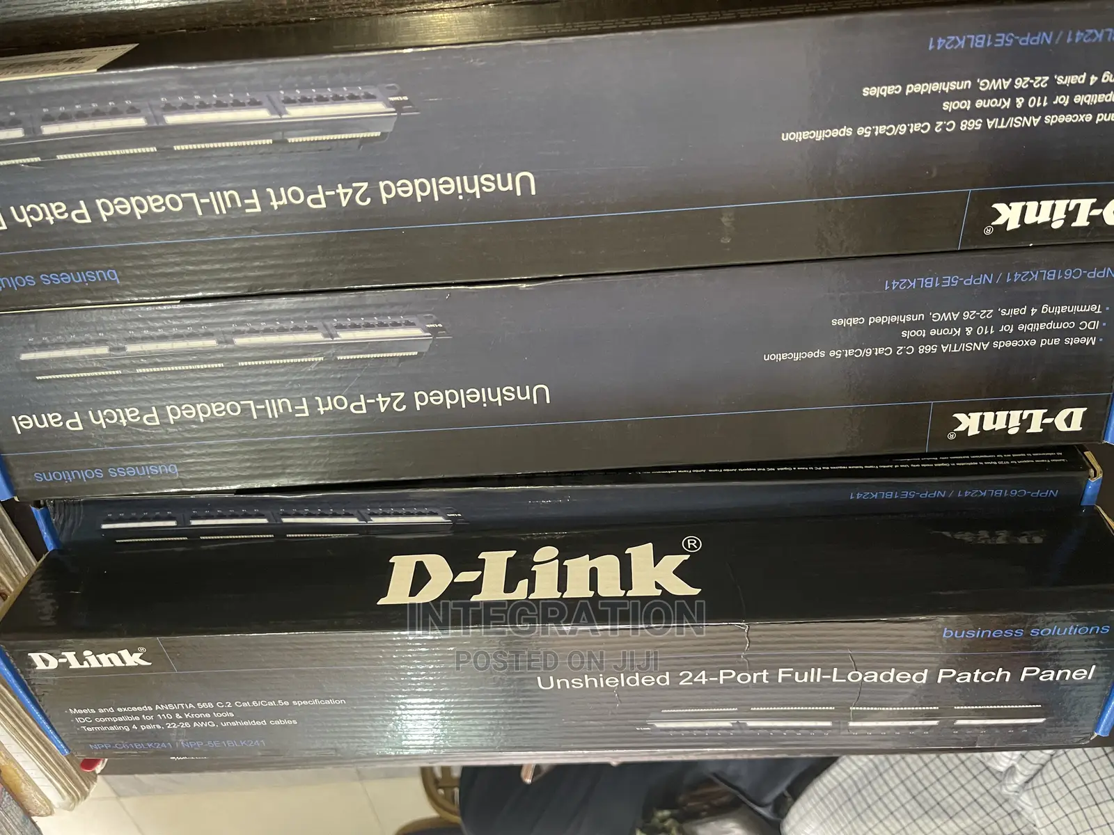 D-Link NPP-C61blk241 Cat6 24port Utp Patch Panel