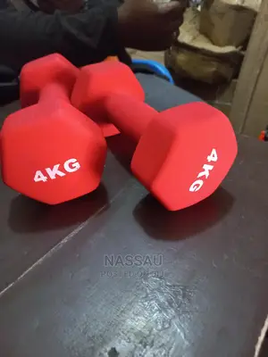 Pair of 4kg Aerobic Dumbbell