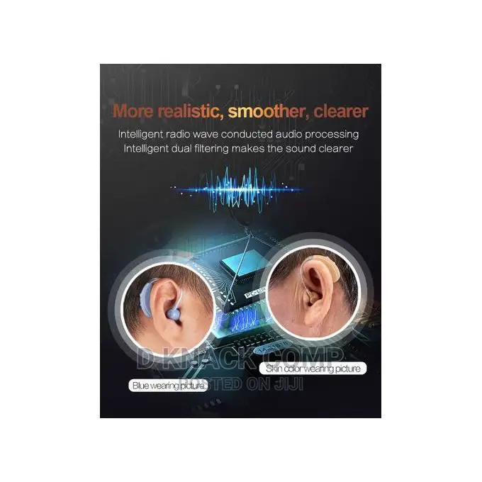 Rechargeable Hearing Aids for Elderly Care Deafness