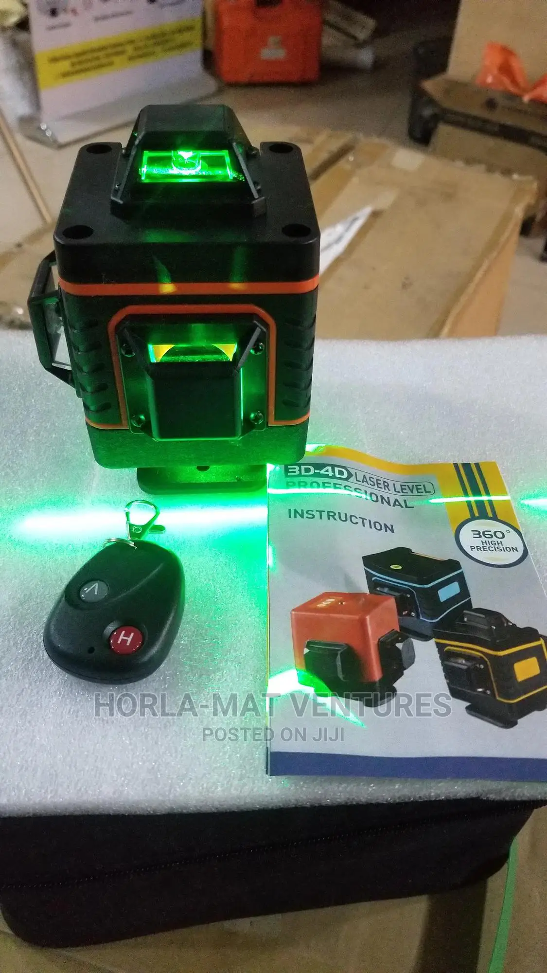 4D Laser Level (16 Lines) With Remote