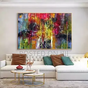 Colorful Abstract Painting for Living Rooms