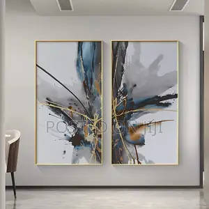Abstract Watercolor Painting And Print.