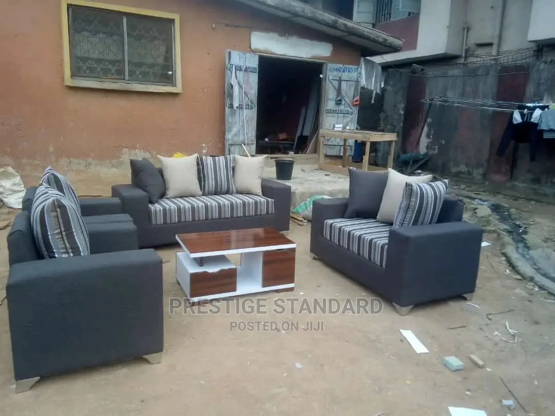 A 7 Seater Chair With a Center Table,